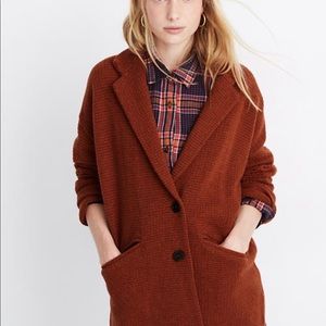 Madewell Textured Blazer Sweater Jacket